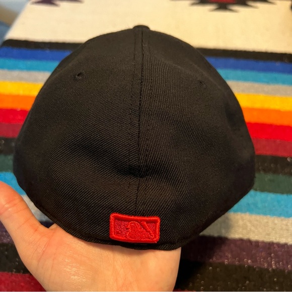 New Era 59FIFTY Atlanta Braves fitted hat size 7 5/8 100% wool - Picture 6 of 15